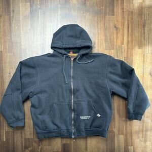 DRI Duck Crossfire Hoodie Mens XL Full Zip Workwear Ashworth Castle Dale UT